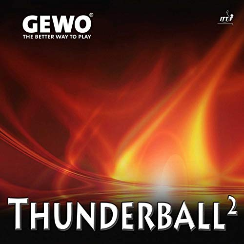 GEWO Belag Thunderball 2 Farbe 2,1 mm, schwarz, Größe 2,1 mm, schwarz