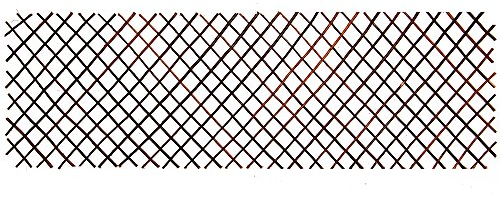 UNUS Set di 5 griglie per tralicci in legno, fino a 180 x 60 cm, griglia a forbice, per piante rampicanti, rose, edera, clematide