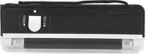 Tosuny Geldscheinprüfer UV-UV-Falschgeldprüfer, tragbare Batterie Geldscheckprüfgerät Handgeldprüfer mit Taschenlampe für Geschäfte, Lebensmittelgeschäfte, Restaurants, Hotels.