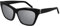 Yves Saint Laurent Damen Sl M79 Sonnenbrille, Schwarz/Schwarz/Silber, 54