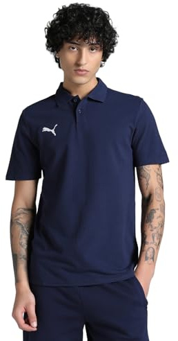 Puma Herren Teamgoal Casuals Poloshirt, Puma Navy-Puma White, XL EU