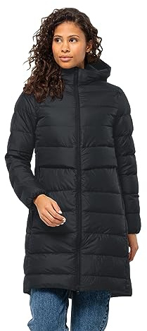 Jack Wolfskin Lenauplatz Coat W Duntäcke, Phantom, M Dam, Phantom, M