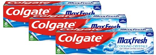 Colgate Max Fresh Cooling Crystals Toothpaste 125ml (Pack of 3)
