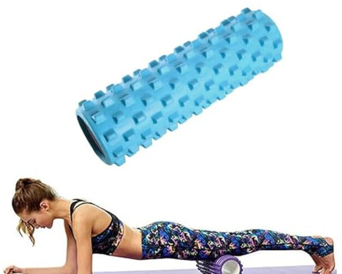 Mousse Roller Yoga Massager Indéformable Rouleau pour Trigger Point Therapy - Auto-massage Musculaire Libération Myofasciale Yoga Tube Pilates