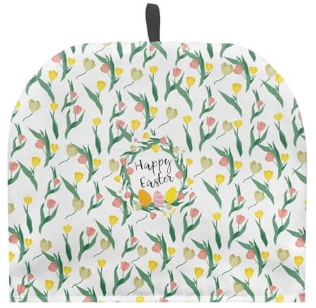 Hechitok Easter Eggs Tea Cosy for Teapots, Teapot Dust Cover Heat Resistant Tea Kettle Dust Cover Kitchen Accessories for Kitchen Table Top Decor