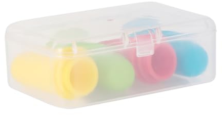 IWOWHERO 15stücke Lebensmittelechter Silica Gel Fingerhüllen Hitzebeständige Fingerabdeckungen Rutschfeste Industrielle Schutzhüllen Für Finger