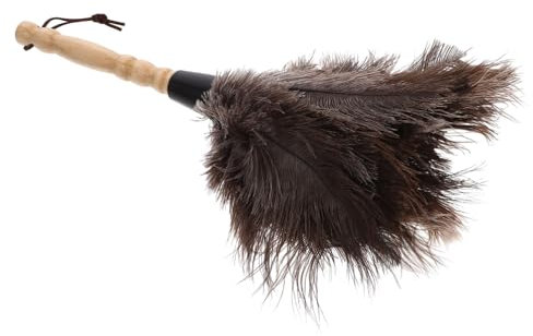 ABOOFAN Long Reach Handheld Duster Handle Reusable Ostrich Ceiling Fan Duster for Home Cleaning