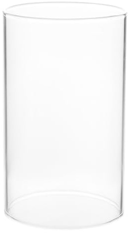 INOOMP Pantalla De Vela De Vidrio Transparente Cubierta De Vela Prueba De Viento Protector para para Centros De Mesa y Decoración De Interiores