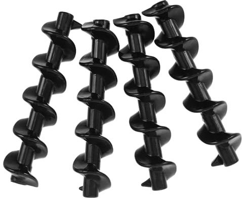 OUNONA 4pcs Chocolate Fountain Spiral Shaft Replacement Rods Easy Install Feed Rod Accessories for Home and Small Business Seamless Flow Versatile Compatibility Fountain Machine Parts for