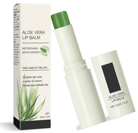 Aloe-Vera-Lippenbalsam Mit Mineralöl – Spendet Trockenen Lippen Feuchtigkeit, Pflegt Und Schützt Sie Umfassend. Lässt Sich Mühelos Auftragen Und Ist for Die Tägliche Anwendung Geeignet(1;PCS)