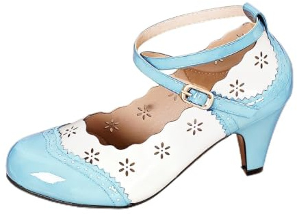 Traditionella skor, damer, pumps, höga skor, dräkter, oktoberfest, skor, eleganta brudskor, bröllopsskor, stängda klackskor, dirndl, vintage, pumps för Oktoberfest