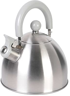 Cuisy KC2118 Bouilloire Tous Feux Acier Inoxydable Blanc/Rouge/Vert/Noir 20,5 x 18,3 x 21,3 cm 1,5 L - Coloris Aléatoire