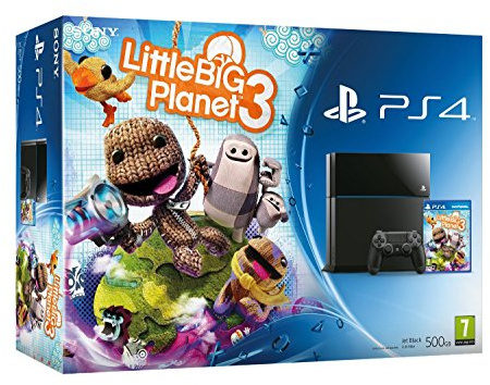 Sony Playstation 4 Console PS4 500GB Little Big Planet 3 Bundle Game Great gift for the Kids