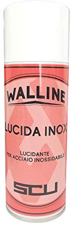 Spray Pulitore Lucidante e Ravvivante Per Tutte Le Superfici In Acciaio Inox - 400 ml