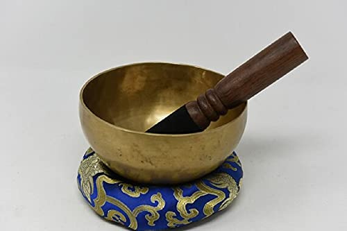 3. Eye, oder pinealchakra A Note von Hand gehämmert Tibet Meditation Klangschale 14 cm – Yoga Schale von Klangschale Nepal