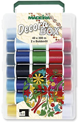 Tacony Madeira Decora Nr. 12 Gewinde Sampler, Mehrfarbig