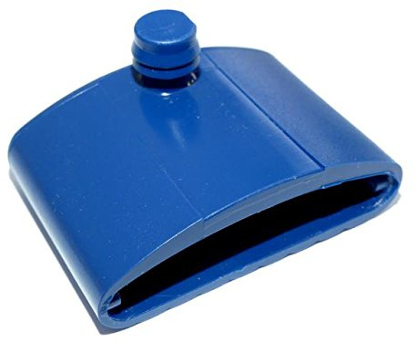 Bossashop Kautschukkappen Wippe z.B. für Metallrahmen | Farbe: blau | 10er Paket (8x55mm) | 1041