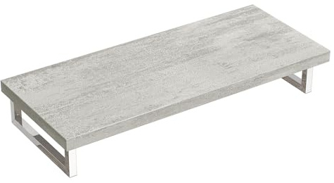 doporro Waschtischplatte 45x120cm in Greige inkl. Konsolenhalterung | Waschtischplatte für Aufsatzwaschbecken, mit Konsolenhalterung – stabil & pflegeleicht für moderne Bäder & Gäste-WC
