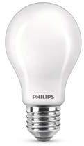 Philips LED Classic E27 Lampe, 40 W, Tropfenform, matt, kaltweiß