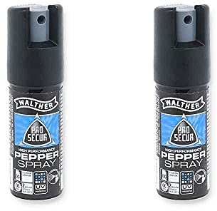 ProSecur KO Pfefferspray 10% OC Verteidigungsspray | Abwehrspray 16 ml konischer Strahl | Sparset (2 Stück)