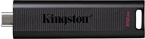 Kingston USB DT MAX 512GB Tipo C 3.2 Gen 2 Lectura: 1000MB/seg. Escritura: 900MB/seg (DTMAX/512GBCR)