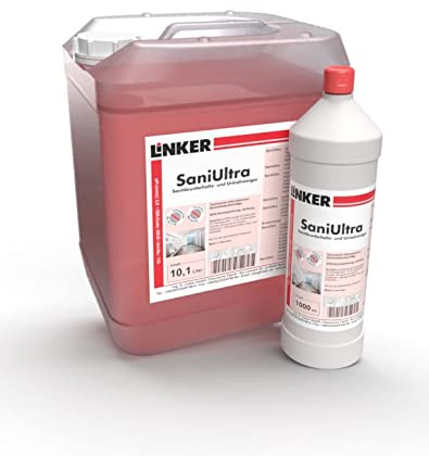 Linker Chemie SaniUltra Sanitär Bad Reiniger 10,1 Liter Kanister ohne Flasche | Reiniger | Hygiene | Reinigungsmittel | Reinigungschemie |