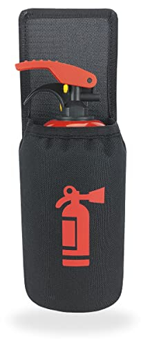 TrunkExpert Supporto per estintore per Auto Organizer Protezione antincendio Trasporto Sicuro Estintore Montaggio Facile Universale Altezza 29 cm Larghezza 10,5 cm Materiale Cordura