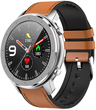 ESSONIO Smart Watch Bluetooth 5.0 Pulsmesser Schrittzähler IP68 Wasserdicht Erinnerung Smart Watch Schrittzähler Uhr Schlaf-Tracker für Kinder Damen Herren für iOS Android
