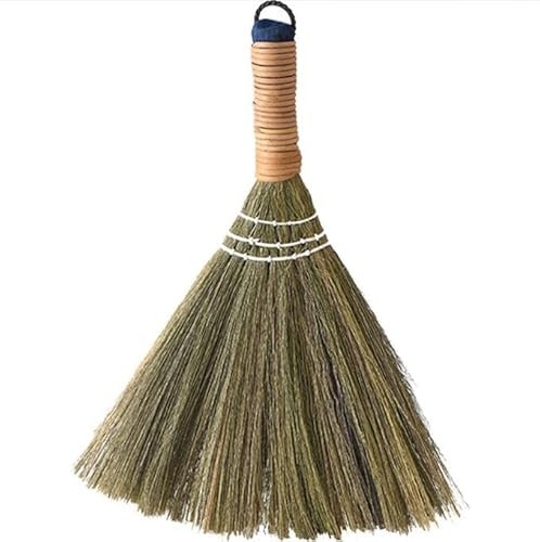 Ecoodisk Strohbesen - Stehende Schwanzbesen Hand für herkömmliche Maisbesen Besen Besen Bürstenreinigen,31CM