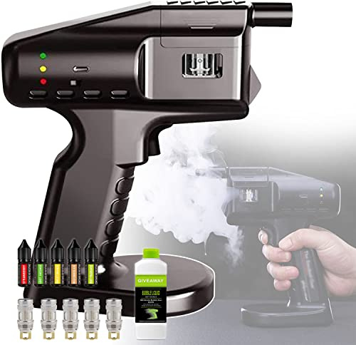 ZAANU Machine à Bulles De Cocktail, Pistolet à FuméE pour Cocktail, Pistolet à Infuseur De FuméE Portable, Machine à Fumer Portable pour Cocktails, Vin, Viande