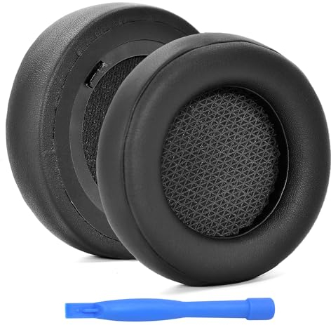 Ear Pads Replacement for Corsair Virtuoso RGB Wireless/XT/SE Gaming Headset by MMOBIEL - Protein PU Ear Pad Cushions - Noise Isolation Earpads Replacement – Black