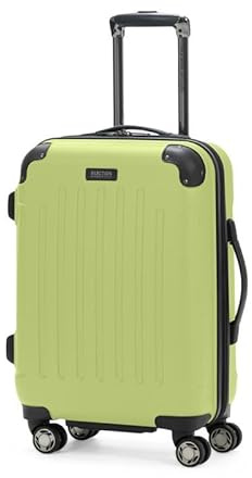 Kenneth Cole REACTION Renegade Luggage Expandable 8-Wheel Spinner Lightweight Hardside Suitcase, Sunny Lime, 20-Inch Carry On