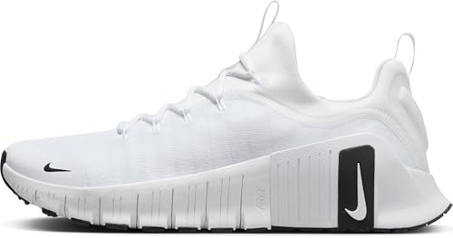 Nike Free Metcon 6 Träningsskor för män, White/Black/White, 44
