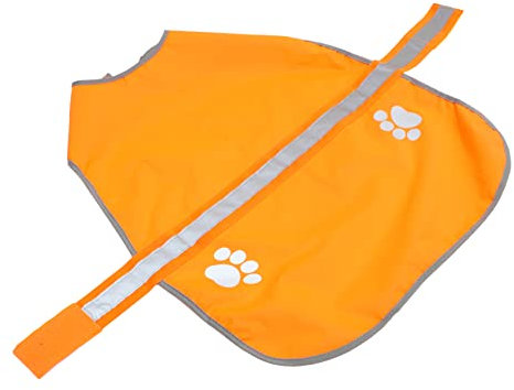 COSMEVIVI Reflektierende Hundeweste Für Kleine Und Mittelgroße Hunde Atmungsaktiv Und Leicht Mit Klettband An Hals Und Brust Für Outdoor-aktivitäten Und Im Dunkeln