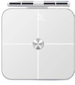 OUYUE Weight Scale Battery Powered Bathroom Scale Electronic Digital Weight Scale Multifunction Bathroom Scale(White)