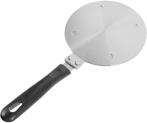 Abaodam Adaptateur à Induction en Acier Inoxydable pour Cafetière Moka, Diffuseur de Chaleur pour Cuisinière à Gaz, Économie D'énergie, Poignée en Bakélite