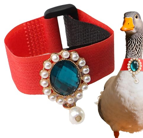 Hanhalsband | ljuddämpande band - andningsbart tyst halsband för tuppar, för att äta, dricka, stör grannar, fåglar, husdjur, dag och natt