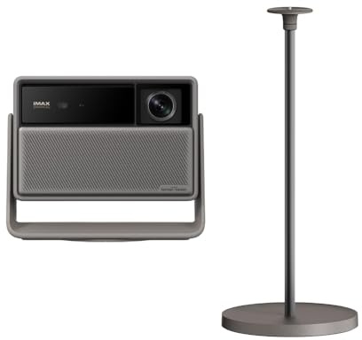 XGIMI Horizon 20 Proyector 4K con Soporte de Pie Gris Elefante | Láser Triple RGB 4K, 3200 Lúmenes ISO, Google TV con Netflix Oficial, Zoom Óptico & Lens Shift, IMAX Enhanced, Dolby Vision