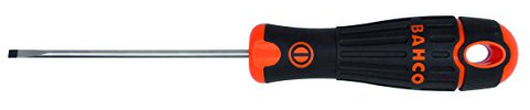 Bahco B191.035.100 Tournevis à Lame Fraisée pour Vis à Fente, Multicolore, 3.5 x 0.6 x 100 mm