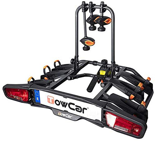 Towcar TCTR003 Portabicicletas de Bola TowCar TR3, Negro Y Naranja, 97x76x20