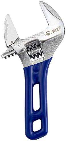 HQGC Rollgabelschlüssel, Weit öffnender Verstellbarer Schraubenschlüssel mit Kurzem Griff, Rohrzange Einmaulschlüssel Verstellbar (6)