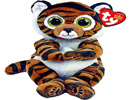 TY - Beanie Babies Tiger Clawdia - 15 cm, 2009124, Braun