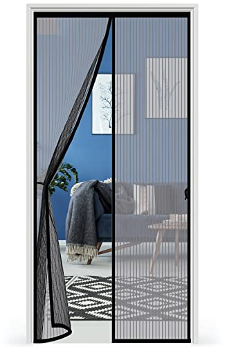 Insektenschutz Balkontür,75x210cm Magnet Fliegengitter Tür Fliegenvorhang Terrassentür Moskitonetz Tür mit Magnet Fliegenschutz Magnetvorhang ohne Bohren