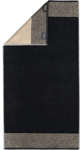 Cawö Handtücher Luxury Home Two-Tone 590 schwarz - 93