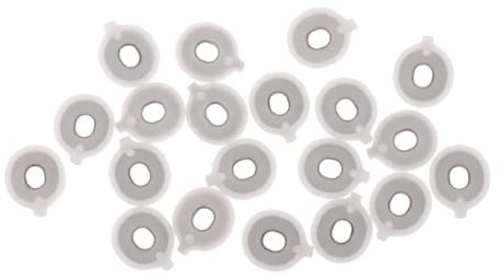 F Fityle 20x Tenorhorn-Ventilführungen, Zubehör, Ersatzteile, Reparaturset, Althorn-Teile, 18mmx15mm