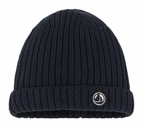 Petit Bateau A0AUE Bonnet Mixte Bébé, Smoking 12-18 Mois