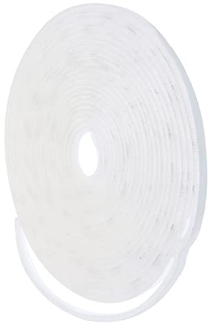 jojofuny Self-Adhesive Window and Door Sealing Strip 9x5mm White Weatherproofing Brush Tape for Draft Proofing, Noise Reduction, and Dust Protection – 10 Meter Roll for Household Use