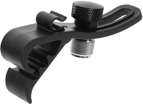 HEMOTON 2 Stücke Drum Mic Clips Universal Drum Clamp Swivel /8 Zoll Gewinde Mikrofon Halterung Für Trommel Felge