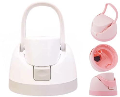 Tappo di ricambio per bottiglia d'acqua Owala Freesip 2024 con un pulsante compatibile con Owala Cup 16 oz, 680,4 g, 907,2 g, 1134 g, senza BPA, accessorio di ricambio per Owala Free Sip (bianco)