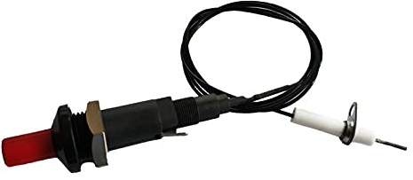 GUYTRM Gas Heater Ceramic Electrode Spark Plug with Push Button Piezo LIGHTERS Water Heater Igniter lingli